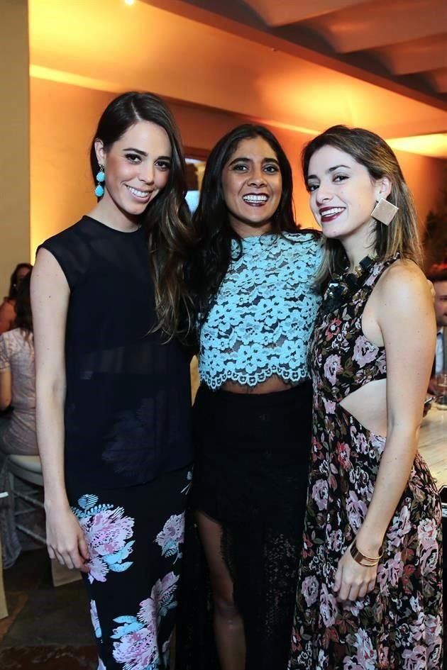 Mariana Martín del Campo, Liz Mena y Glenda Gutiérrez