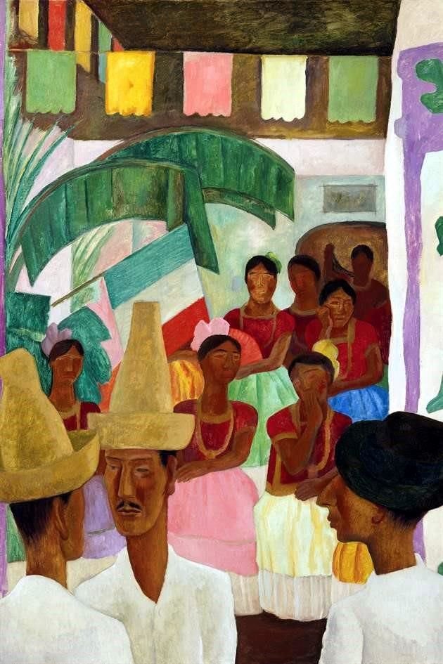 La obra'Los Rivales' de Diego Rivera saldrá a subasta en mayo próximo. La pintura, que hace parte de la colección de Peggy y David Rockefeller, es una obra inspirada en una fiesta de Oaxaca.