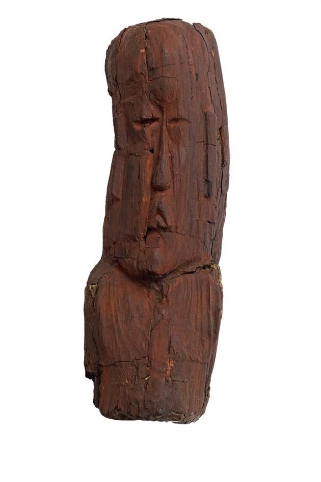 Las piezas datan del año 1200 a.C. y están hechas de madera de ceiba y jobo.