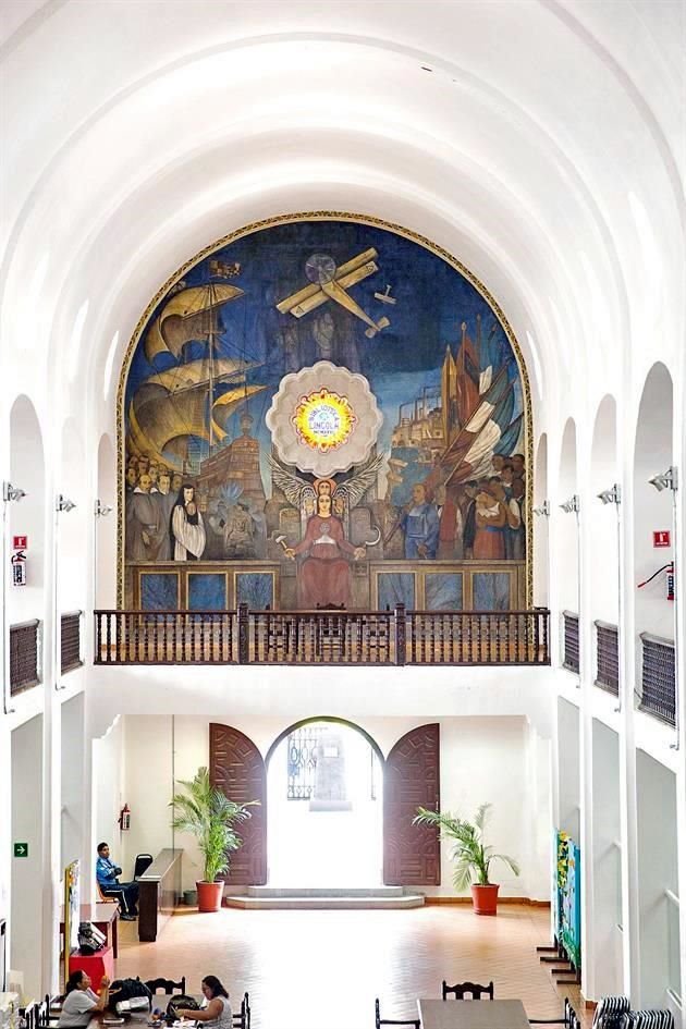 También en la Biblioteca Benito Juárez, 'La historia' (1924-1926).
