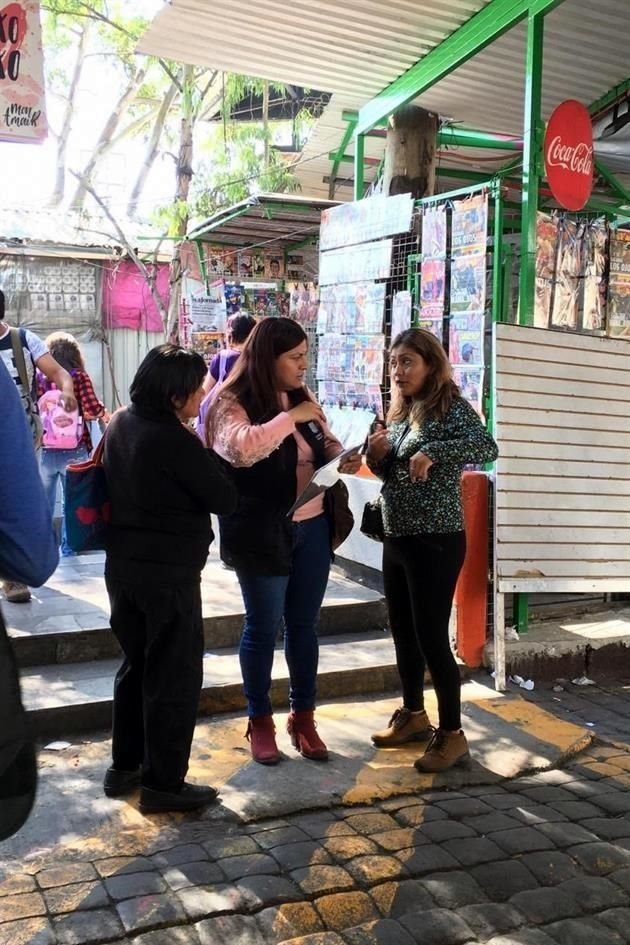 Mujeres fueron entrevistadas sobre sus traslados.