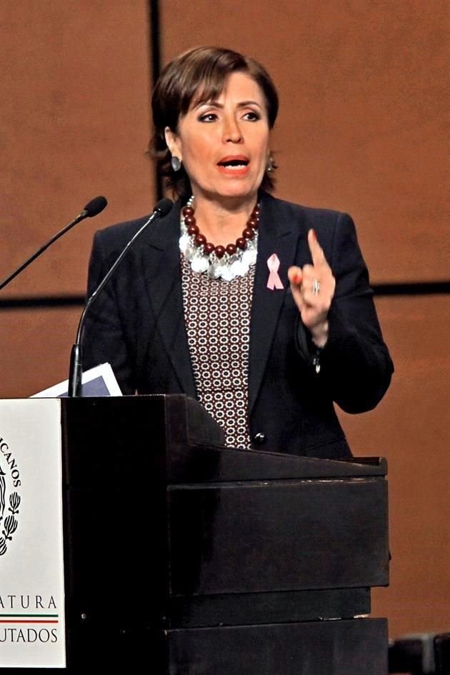 Rosario Robles, ex titular de Sedesol y Sedatu.