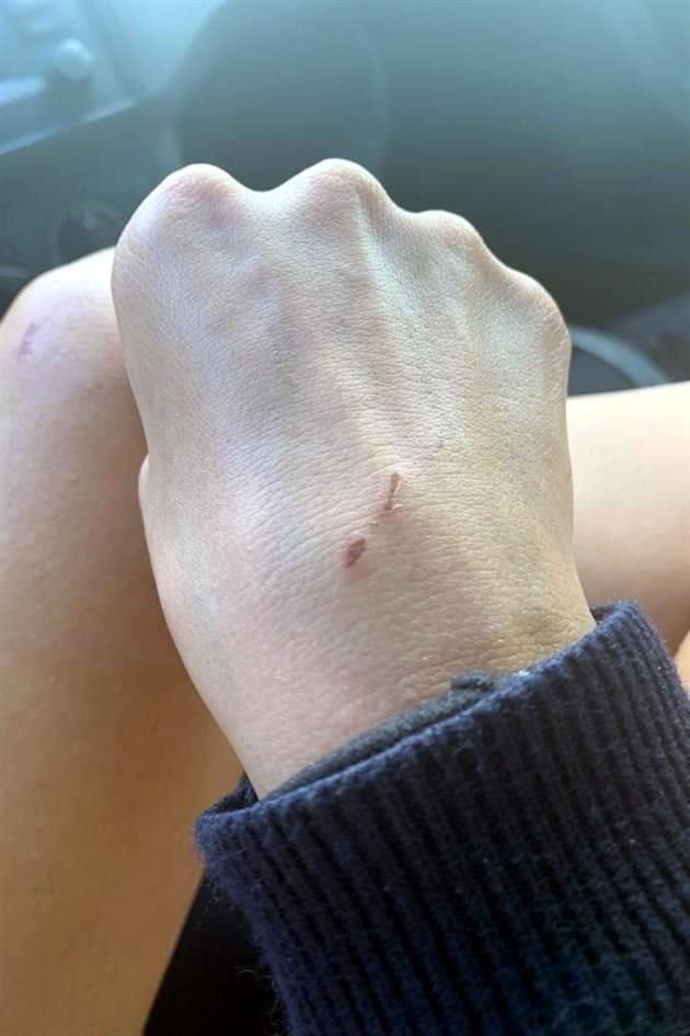 La mujer denunció que Bueno Ayup la amenazó y golpeó.