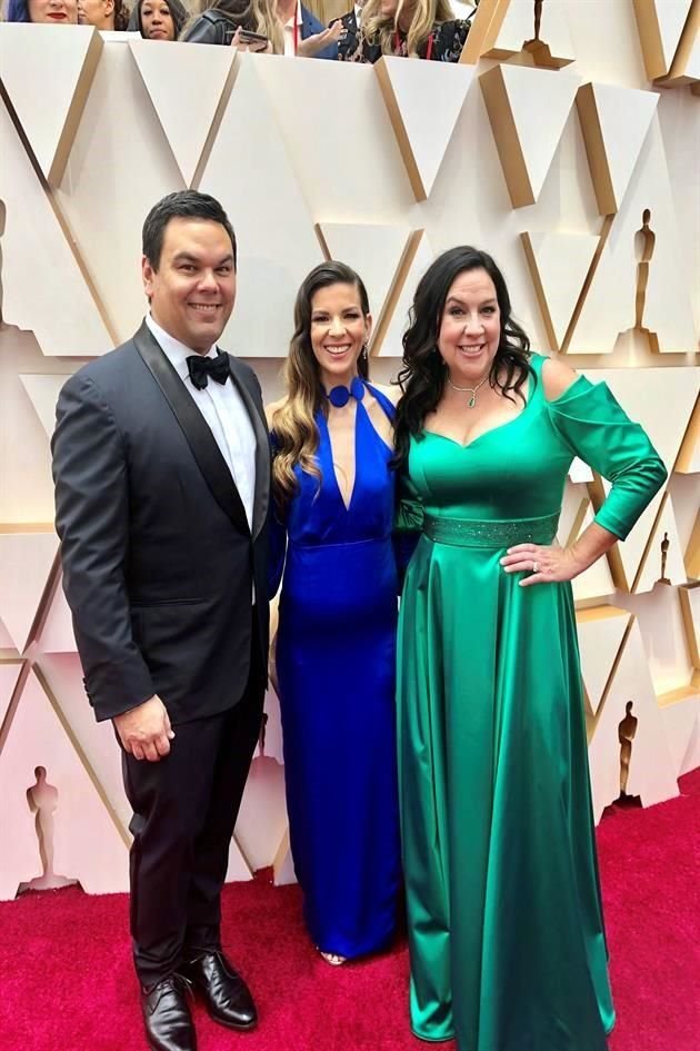 Robert Lopez, Carmen Sarahí y Kristen Anderson-Lopez