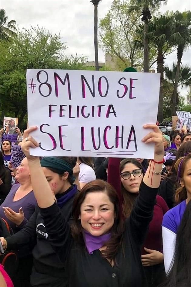 Las mujeres llamaron a luchar por la equidad en la sociedad.