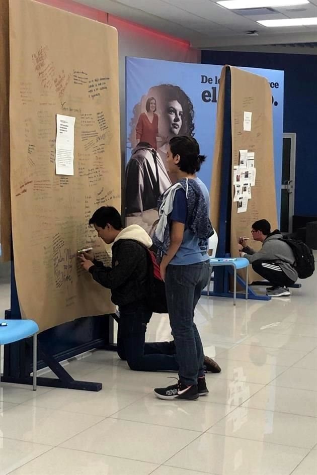 En la Prepa Tec Eugenio Garza Sada se llevaron a cabo 3 instalaciones de reflexión.