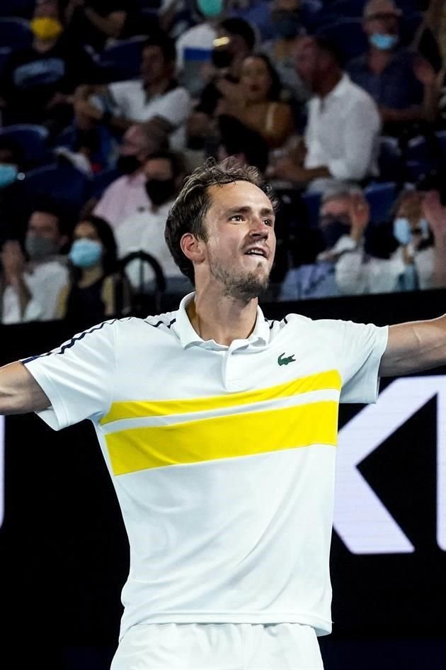 Daniil Medvedev se clasificó a su segunda Final de Grand Slam.