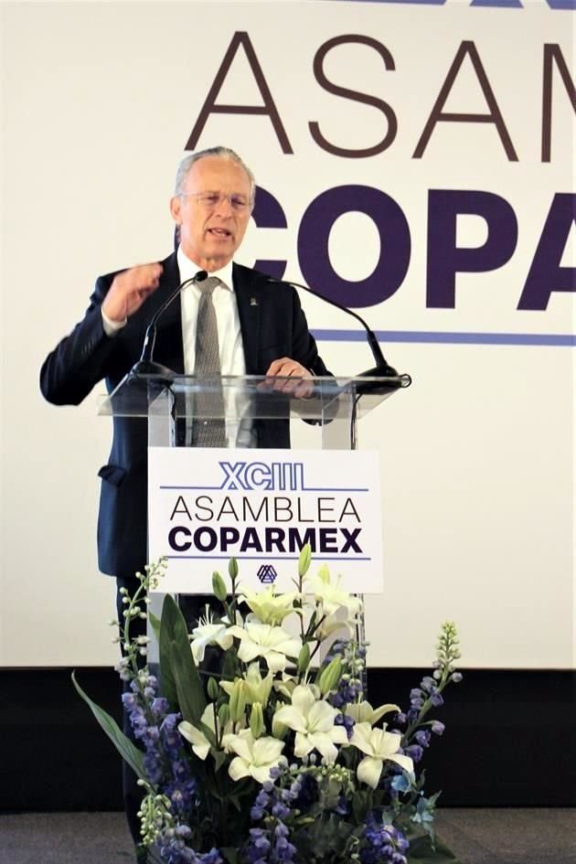 José Medina Mora, presidente nacional de Coparmex.