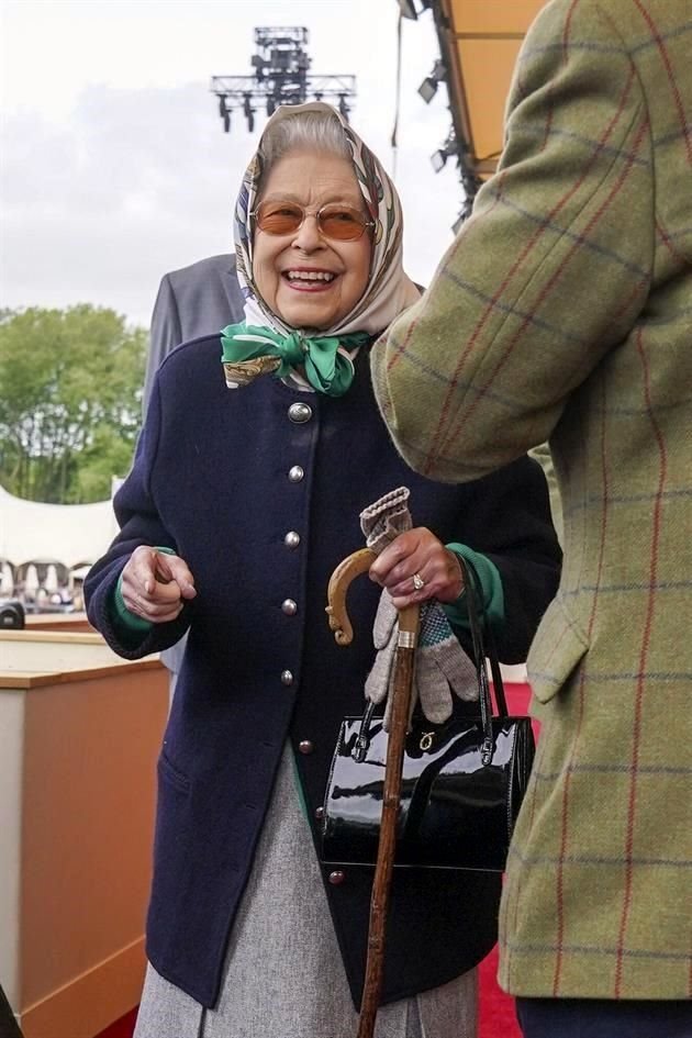 La Reina Isabel asistió al concurso ecuestre de Royal Windsor Horse Show.