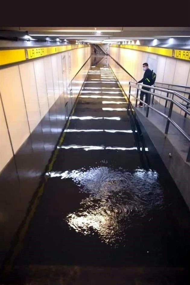 Algunos usuarios que entraban y veían la anegación preferían retirarse del sitio.