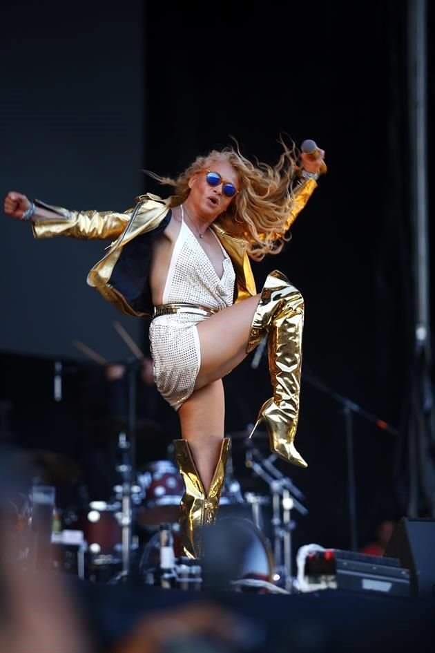 'La Chica Dorada' se hizo presente en los festejos del décimo aniversario del Machaca Fest.