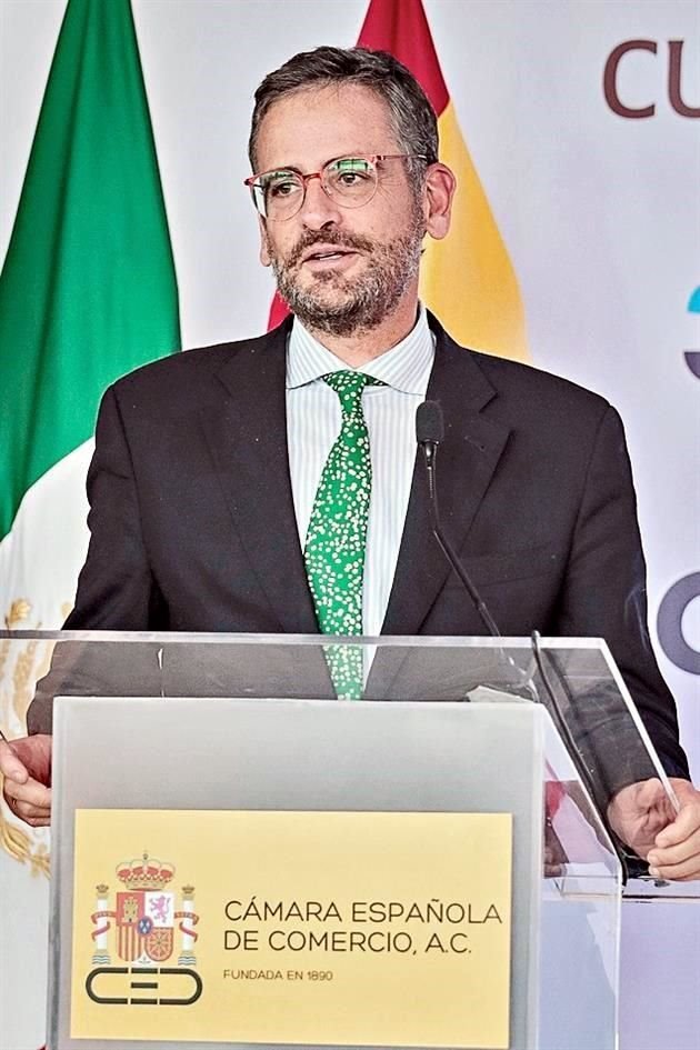 Antonio Basagoiti, presidente de la Cámara Española de Comercio en México.