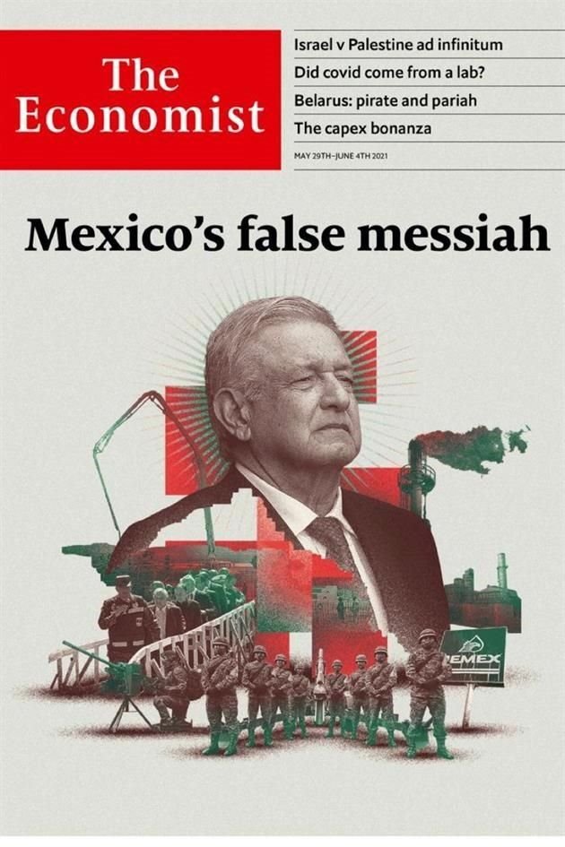 Portada de la revista británica The Economist.