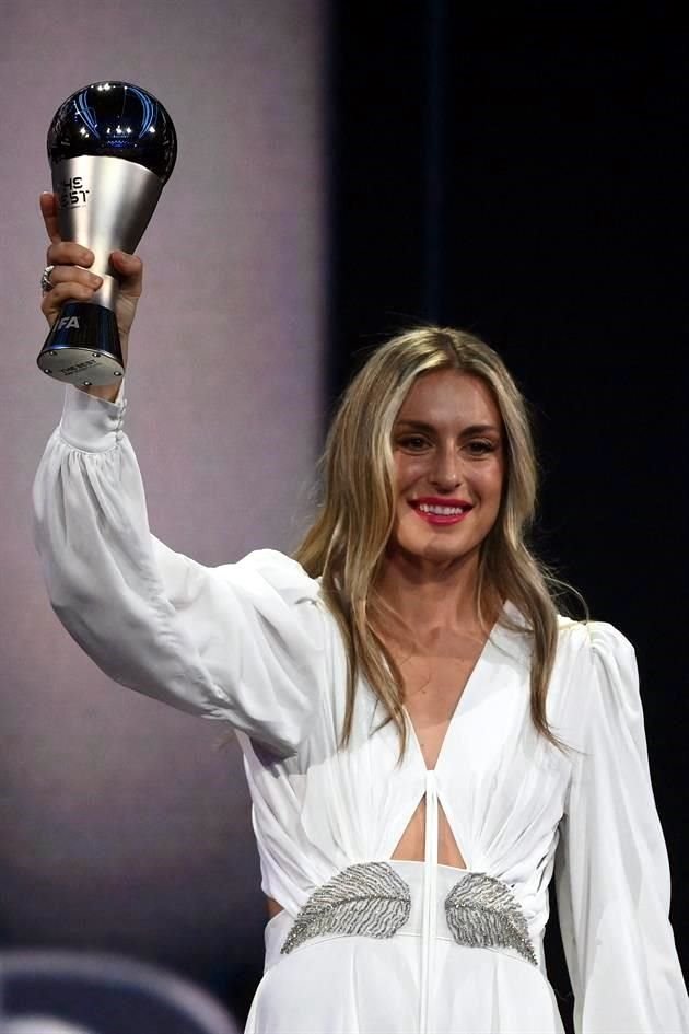 Por segundo año consecutivo, la española Alexia Putellas recibió el premio a Mejor Futbolista.