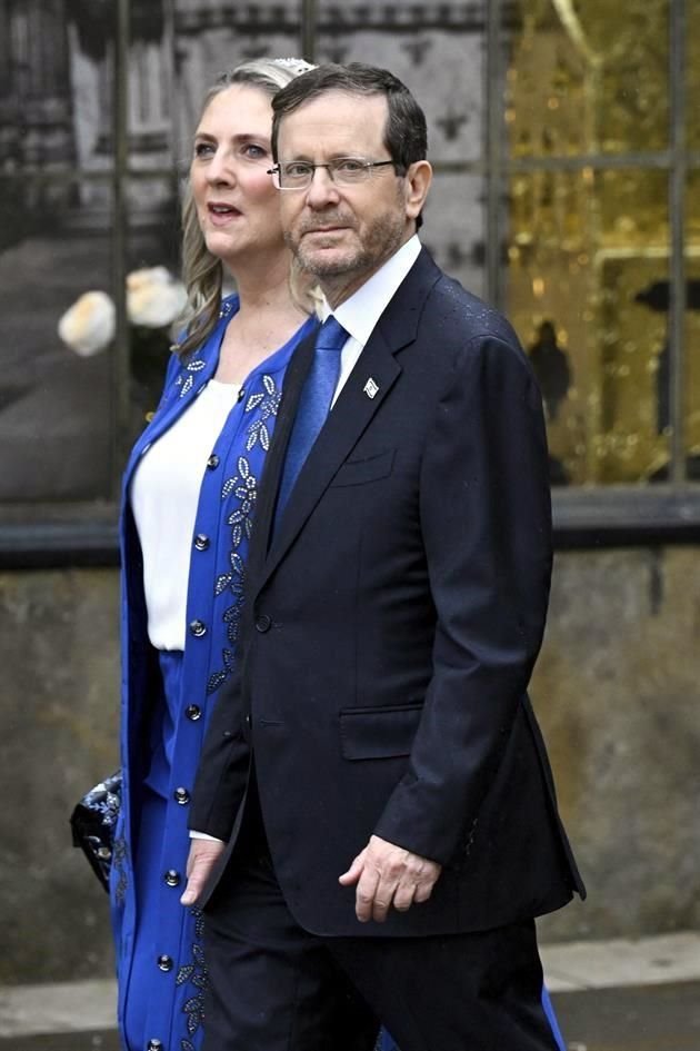El Presidente de Israel Isaac Herzog y su esposa Michal Herzog.