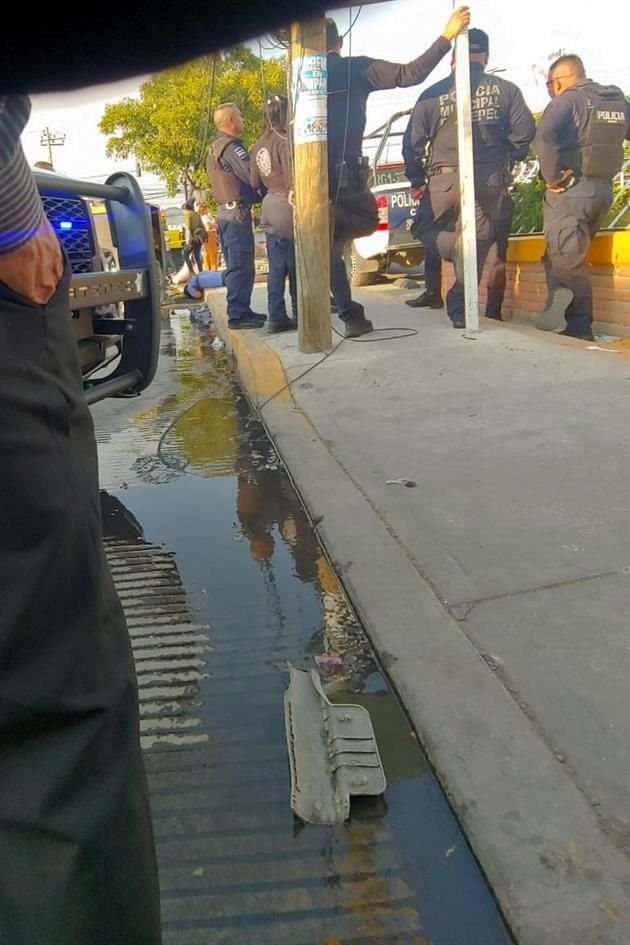 La balacera sucedió en el estacionamiento de un supermercado.