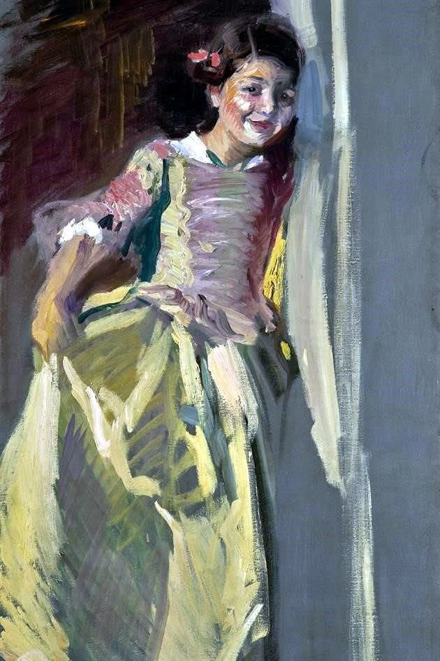 'Elenita vestida de Menina' (1903), otra de las obras en homenaje a Diego Velázquez; en esta pintura Sorolla retrató a la hija menor de su maestro.