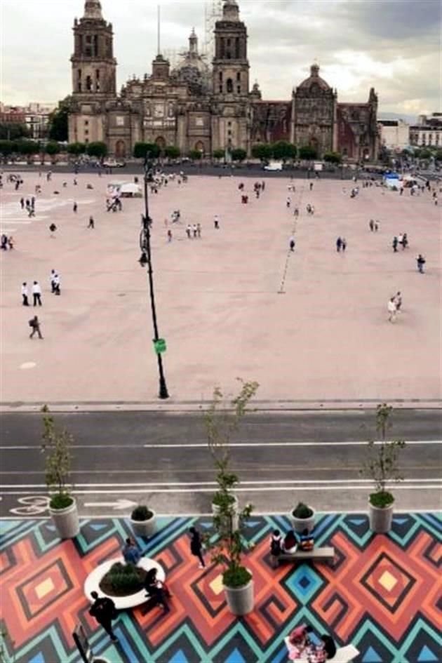 A través de la plataforma 'Camina tu Zócalo' ciudadanos podrán expresar su opinión sobre la peatonalización del Zócalo.