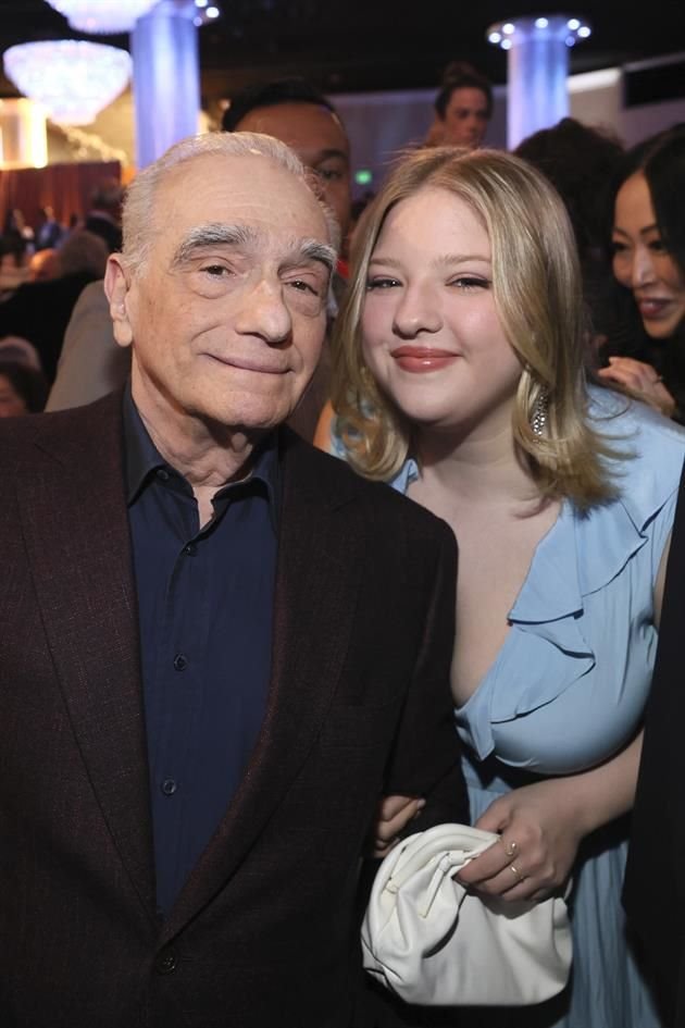 Martin Scorsese disfrutó del evento junto a su hija Francesca.