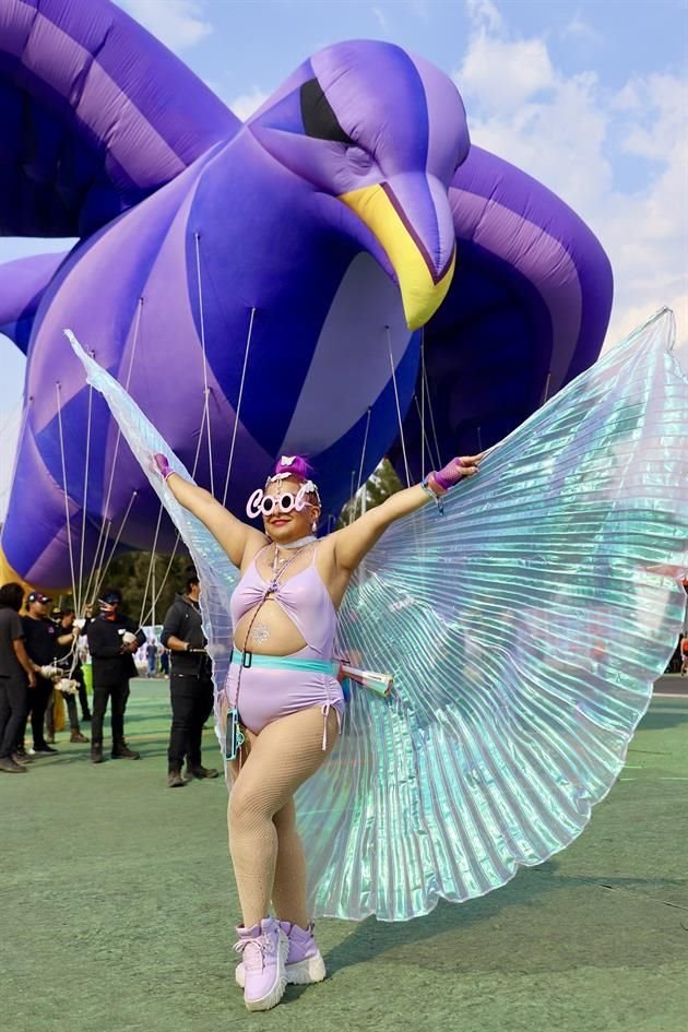 Aspecto del ambiente en el segundo día del Festival Emblema 2024 en el Autódromo Hermanos Rodríguez.