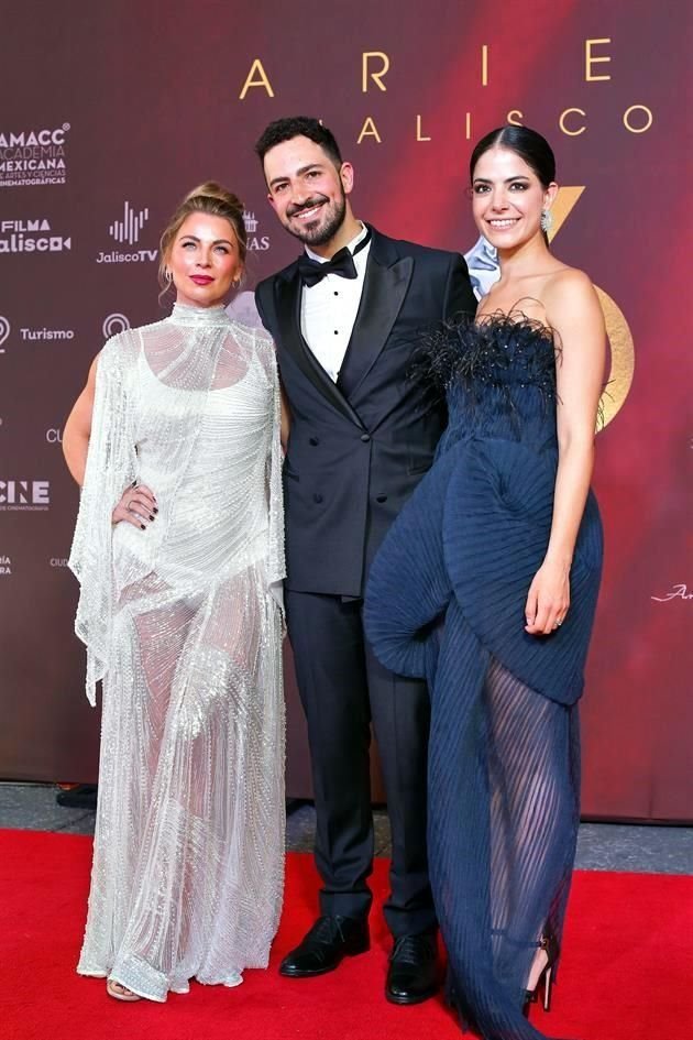 Ludwika Paleta, Diego del Río y Adriana Llabrés.