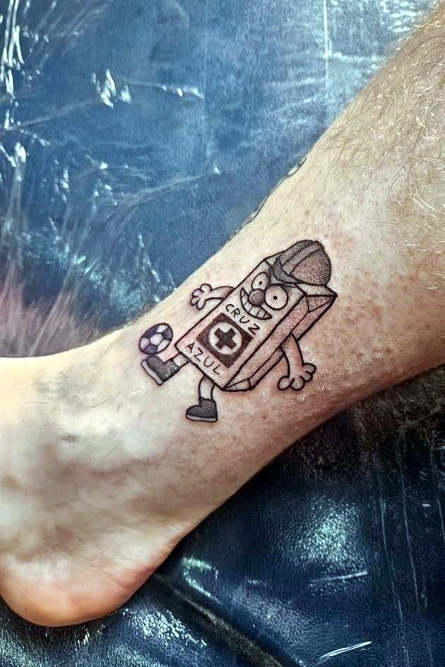 El tatuaje de 'Costalito'.