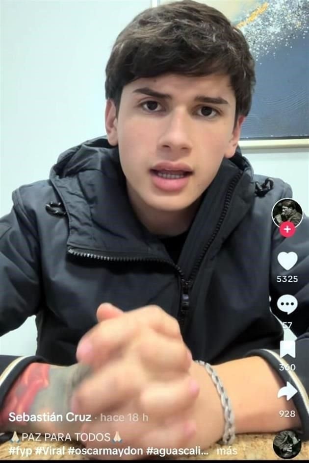 Sebastián, el hijo del Alcalde de Villa Hidalgo, y quien estaba relacionado con la organización de la presentación, publicó ayer un video en su cuenta de TikTok.