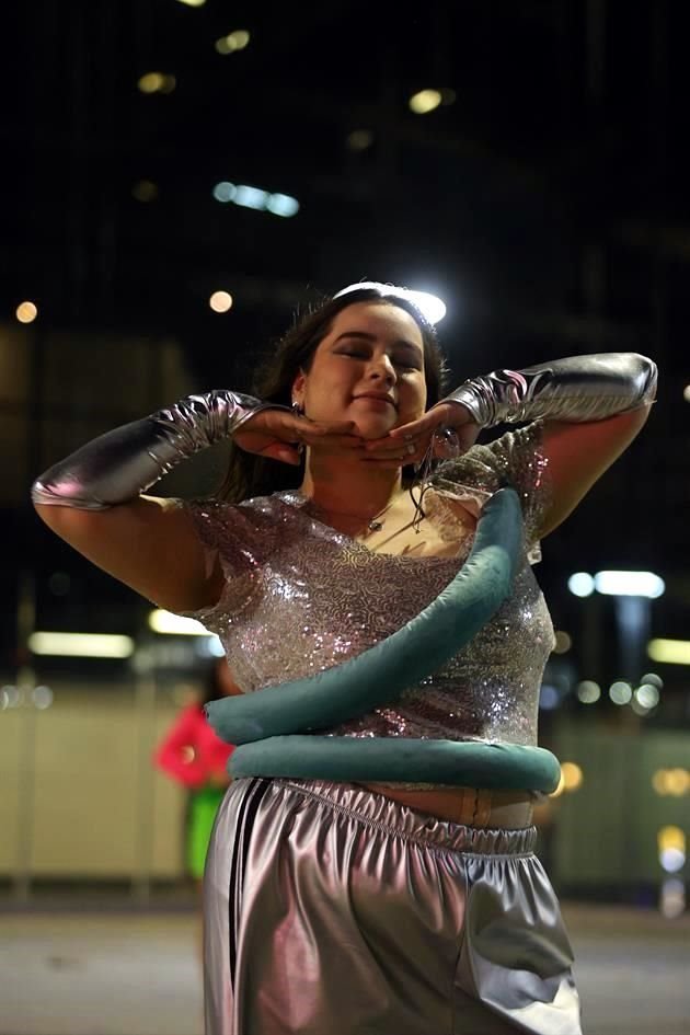 Los fans de la estadounidense llegaron desde temprano al evento.