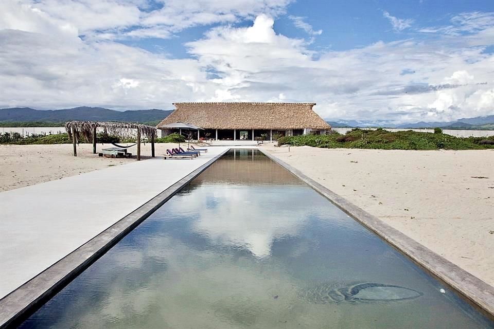 Casa Wabi , en Puerto Escondido, fue diseñada por Tadao Ando.