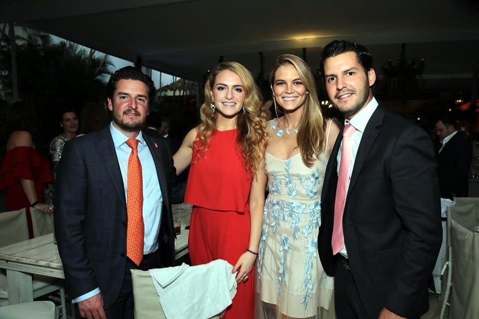 Pepe Rivera, Camila Valenzuela, Mariana González y Gerardo Regalado