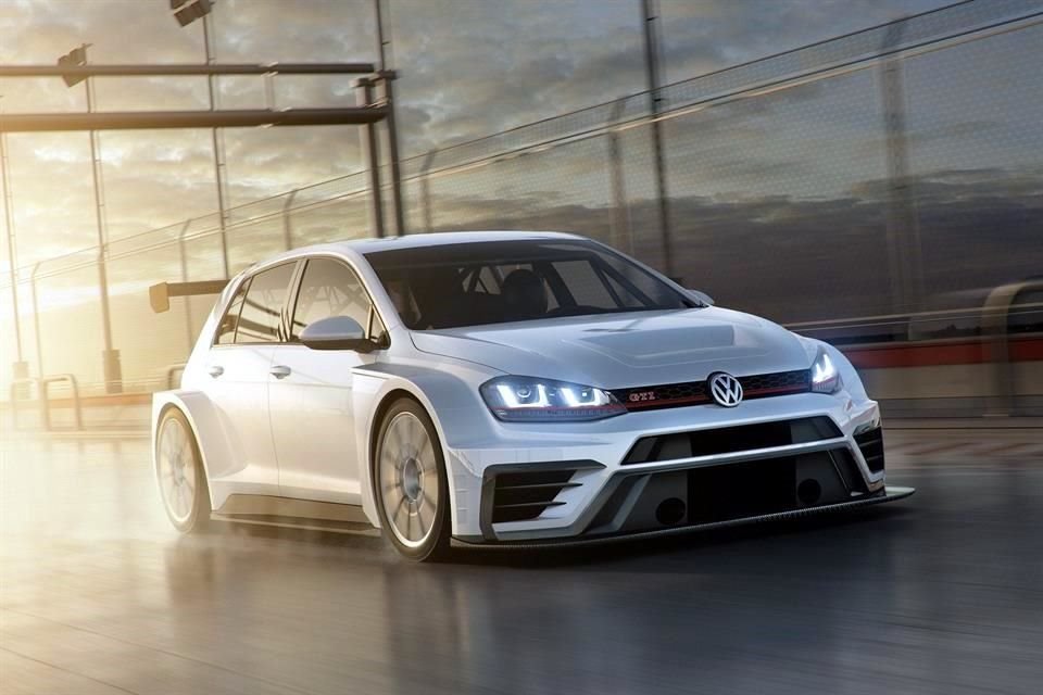 El VW Golf GTI TCR está basado en el modelo de calle.