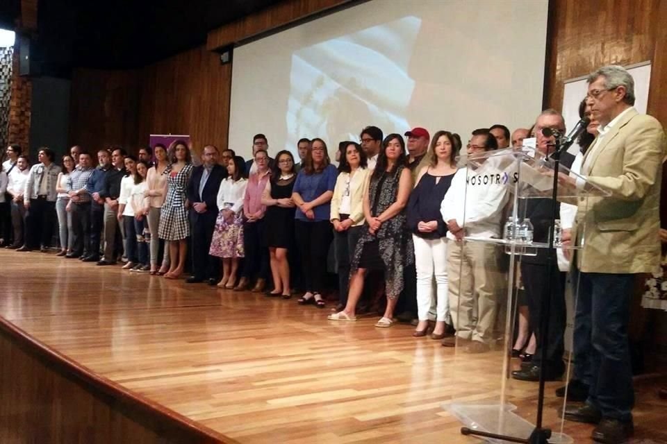 Mauricio Merino en la presentación de la iniciativa.