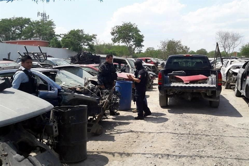 El operativo será permanente hasta concluir con las visitas de verificación a todos los yonkes en Reynosa.