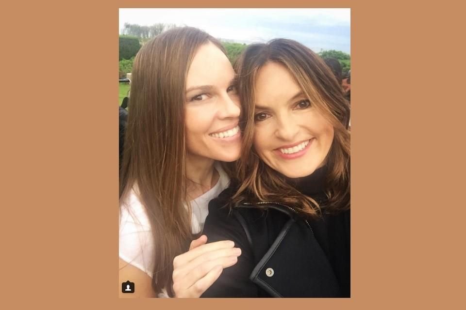 Hilary Swank y Mariska Hargitay pasaron la fecha en Nueva York.