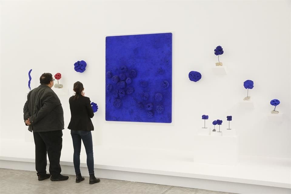 La muestra 'Yves Klein' abrirá este sábadoen el MUAC, donde permanecerá abierta hasta enero del próximo año.