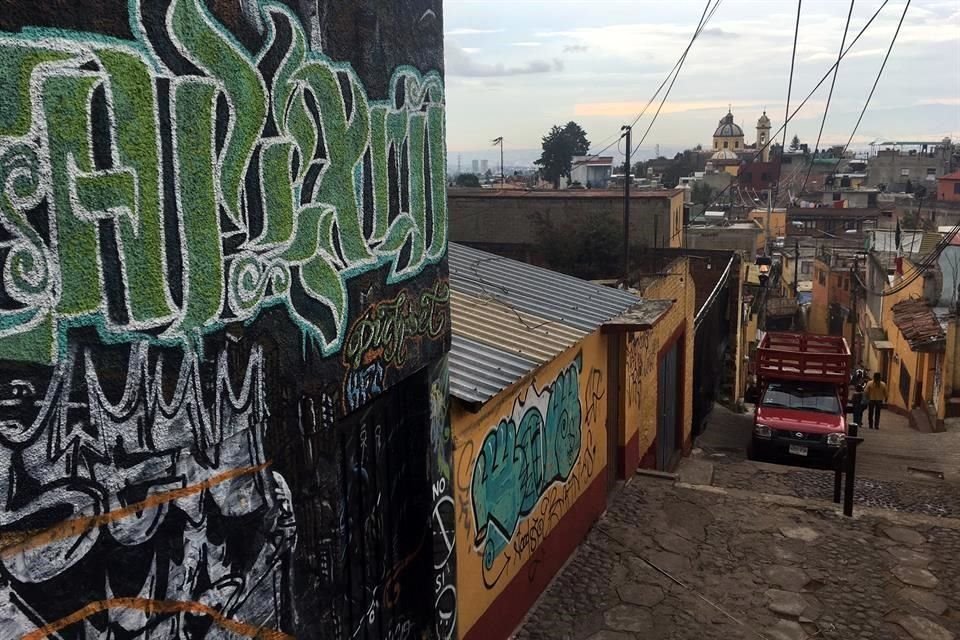 Las calles de Santa Rosa son estrechas, lo que complica el acceso de maquinaria.