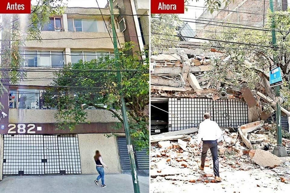 Tras el sismo, el edificio ubicado en Puebla 282, en la Roma, cayó tras 50 años de antigüedad, y dejó 14 muertos.