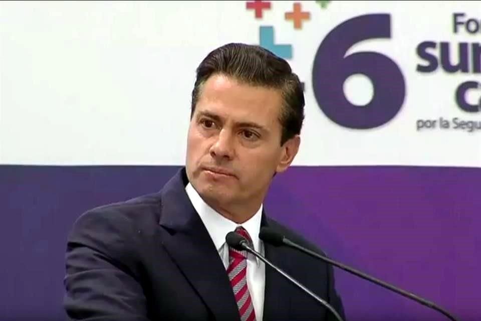 El Presidente destacó que es la quinta ocasión que acude al foro de seguridad organizado por Causa en Común pese a las críticas.