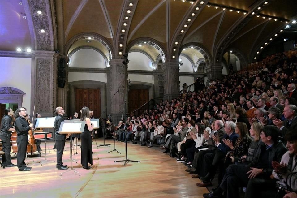 Los jóvenes músicos que se inician en el periodo barroco con instrumentos de la época, interpretaron piezas de Grossi da Viadana, Legrenzi, Corelli, Purcell, Telemann y Vivaldi.