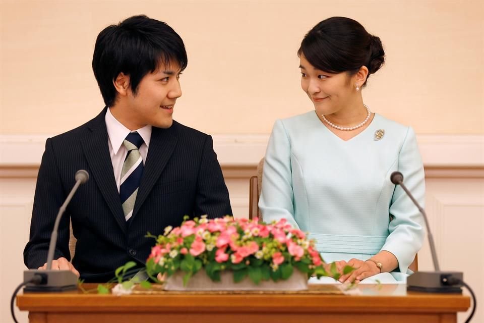 La Princesa Mako y Kei Komuro anunciaron su compromiso en septiembre de 2017.