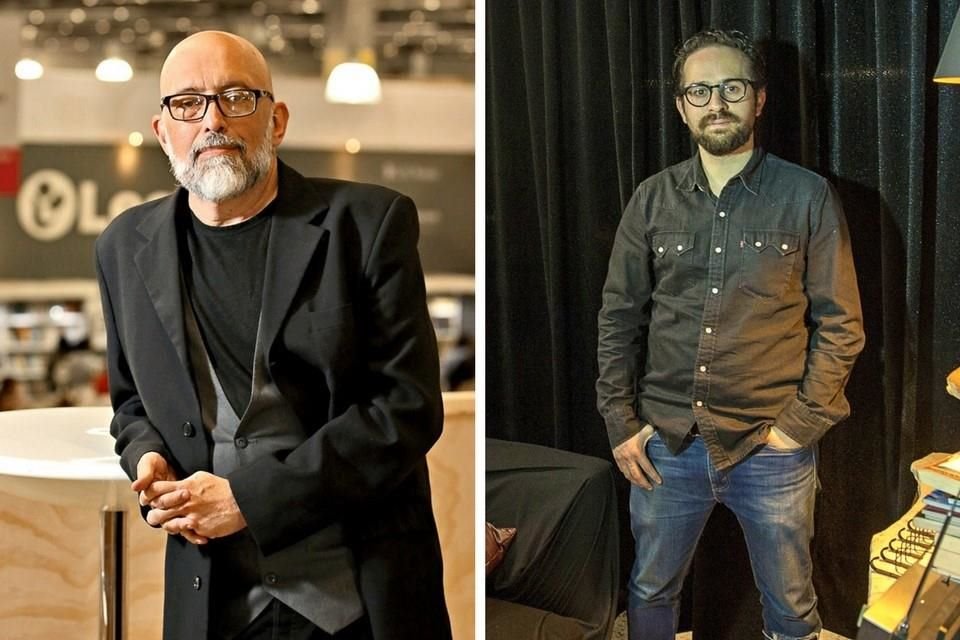 El mexicano F.G. Haghenbeck (izq.) es el autor de la novela que el director José Manuel Cravioto adapta para Netflix.