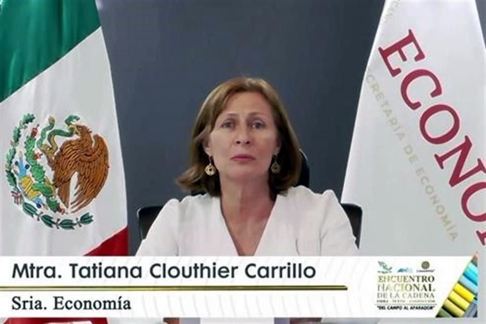 Tatiana Clouthier, titular de Economía.