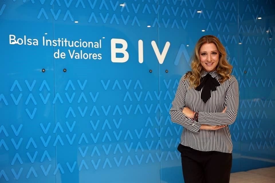 María Ariza, directora general de La Bolsa Institucional de Valores (BIVA).