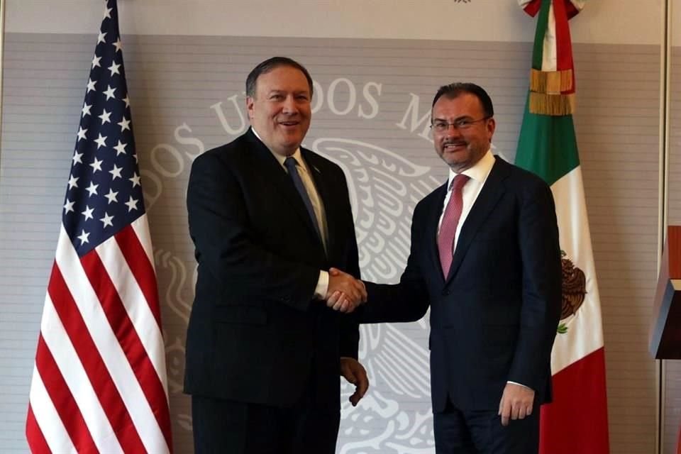 Los Secretarios de Estados de EU y de Relaciones Exteriores de México acordaron seguir fortaleciendo la relación hasta que concluya el mandao de Peña.