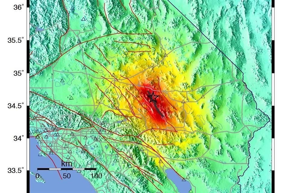 Los mapas de intensidades sísmicas utiliza un código sencillo a base de colores donde rojo es 'malo' y verde es 'bueno'.