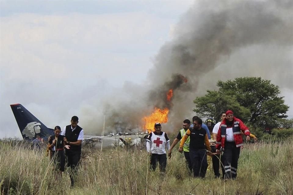 Conforme los reportes oficiales 18 personas resultaron con lesiones y quemaduras.