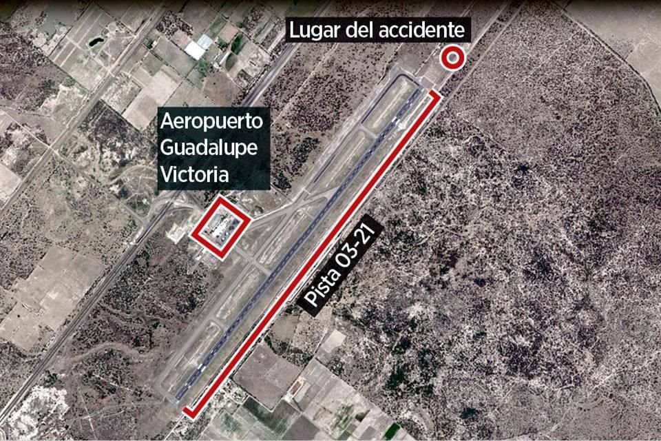 El avión quedó a unos 300 metros de la pista del Aeropuerto. Hubo 18 personas lesionadas.