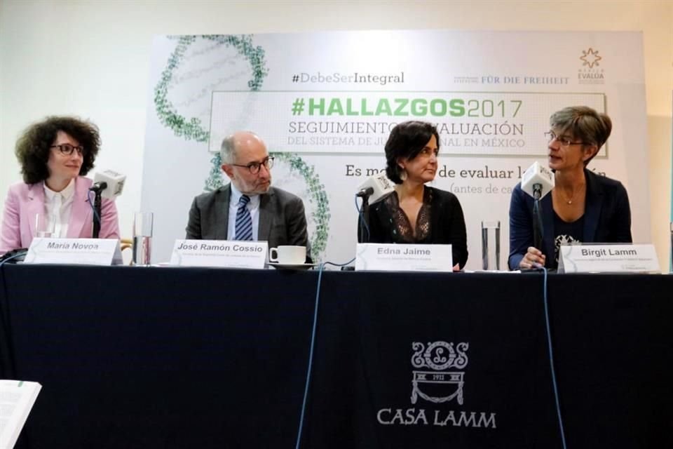 México Evalúa presentó el diagnóstico 'Hallazgos 2017. Seguimiento y Evaluación del Sistema de Justicia Penal en México'. 