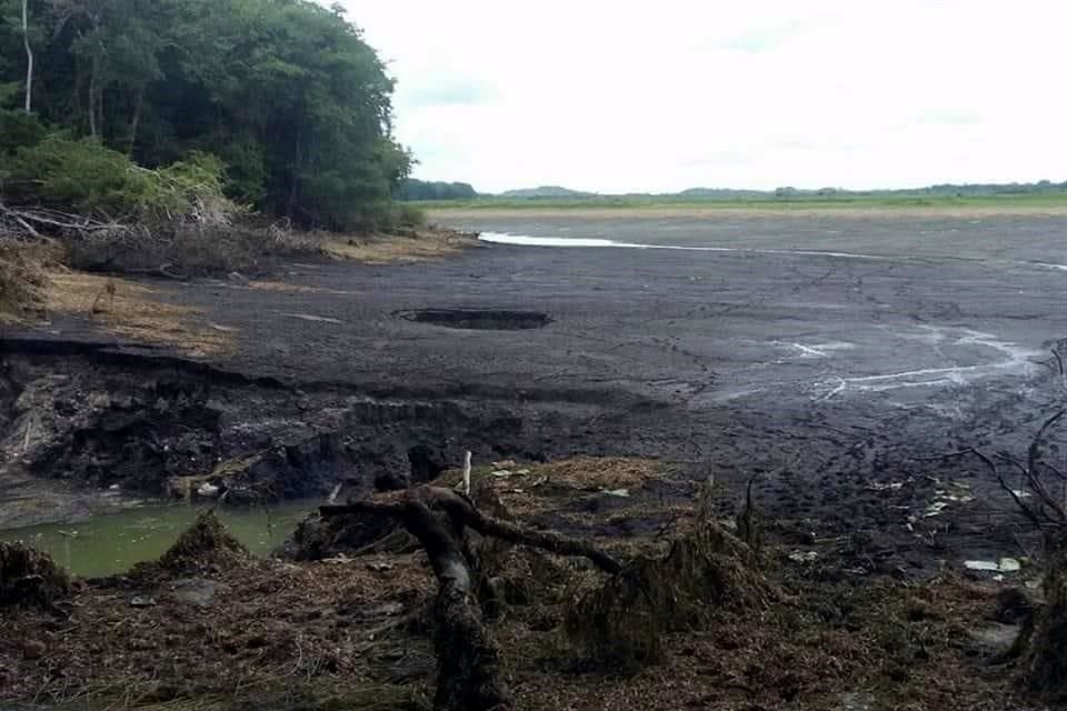 El Instituto de Biodiversidad y Áreas Naturales Protegidas en el Estado constató ayer la formación de una oquedad que secó parcialmente la laguna.