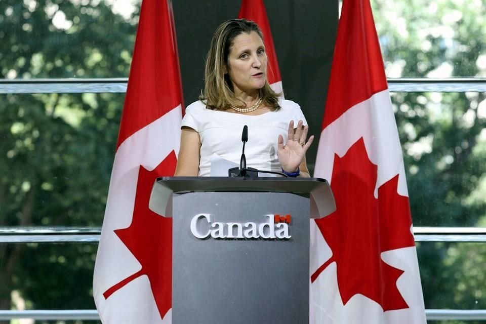 Las negociaciones con Estados Unidos, encabezadas por la canciller canadiense Chrystia Freeland se reanudarán el miércoles en Washington.